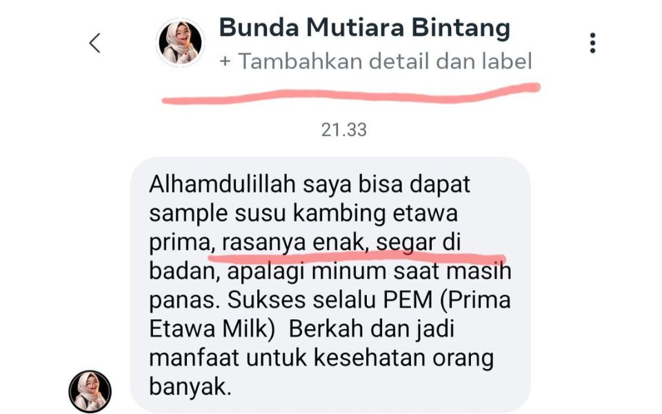 produsen susu kambing